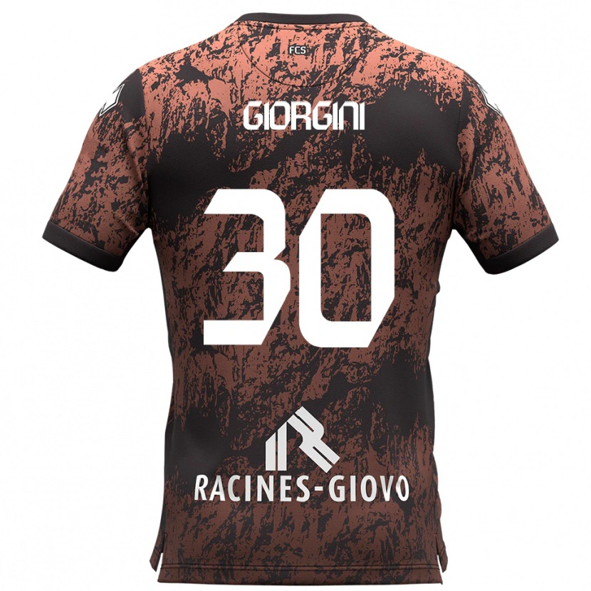 Danxen Dámské Andrea Giorgini #30 Hnědá Černá Daleko Hráčské Dresy 2025/26 Dres