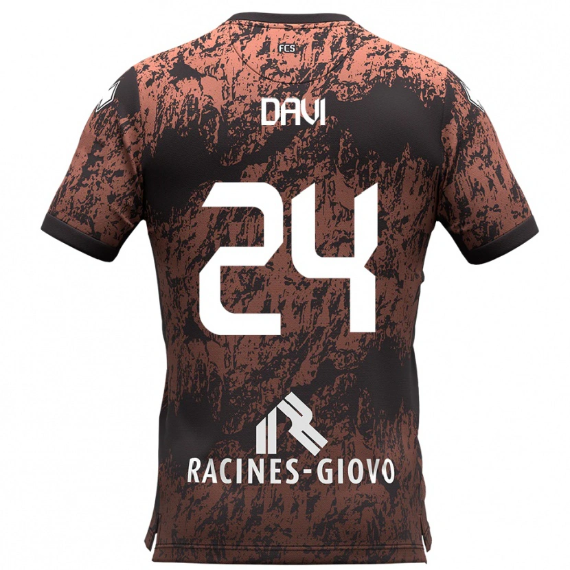 Danxen Dámské Simone Davi #24 Hnědá Černá Daleko Hráčské Dresy 2025/26 Dres