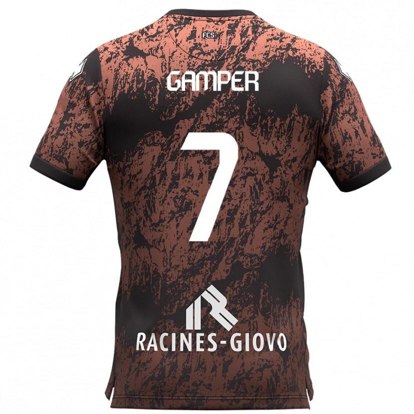 Danxen Dámské Hannes Gamper #7 Hnědá Černá Daleko Hráčské Dresy 2025/26 Dres
