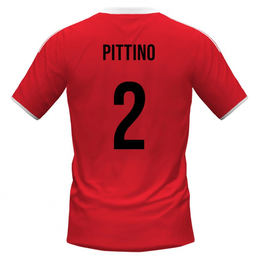 Danxen Dámské Tommaso Pittino #2 Červenobílá Daleko Hráčské Dresy 2025/26 Dres
