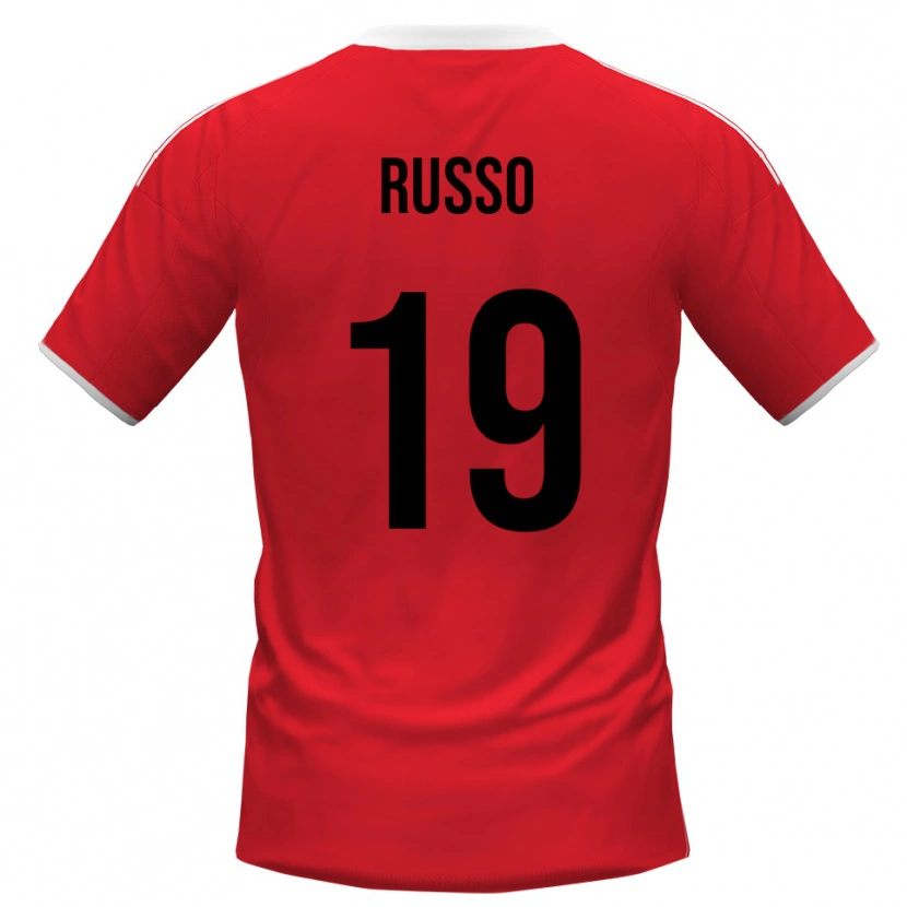 Danxen Dámské Marcello Russo #19 Červenobílá Daleko Hráčské Dresy 2025/26 Dres