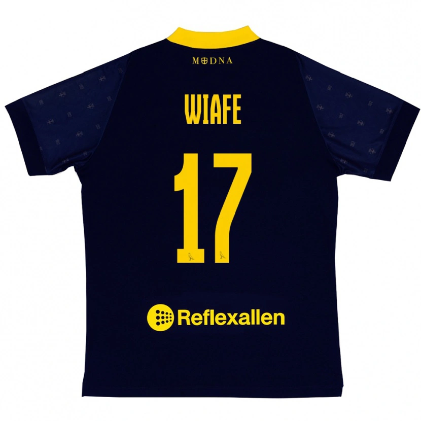 Danxen Dámské Samuel Wiafe #17 Tmavě Modrá Žlutá Daleko Hráčské Dresy 2025/26 Dres