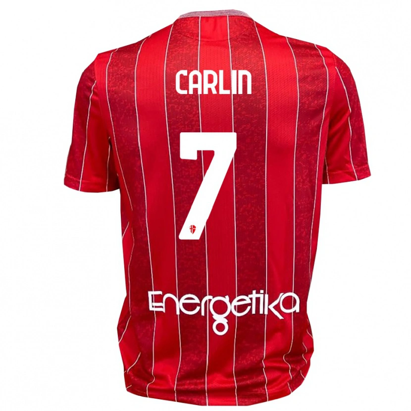 Danxen Dámské Pietro Carlin #7 Červenobílá Daleko Hráčské Dresy 2025/26 Dres