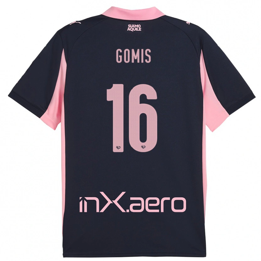 Danxen Dámské Alfred Gomis #16 Tmavě Modrá Růžová Daleko Hráčské Dresy 2025/26 Dres