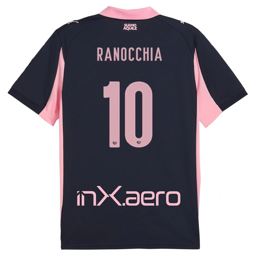 Danxen Dámské Filippo Ranocchia #10 Tmavě Modrá Růžová Daleko Hráčské Dresy 2025/26 Dres