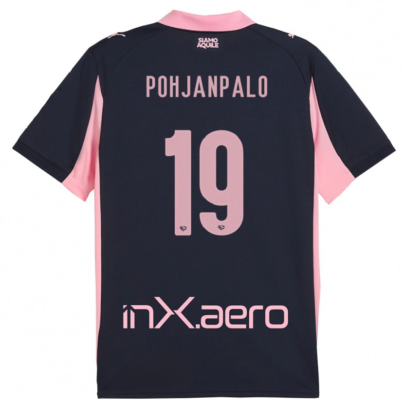 Danxen Dámské Joel Pohjanpalo #19 Tmavě Modrá Růžová Daleko Hráčské Dresy 2025/26 Dres