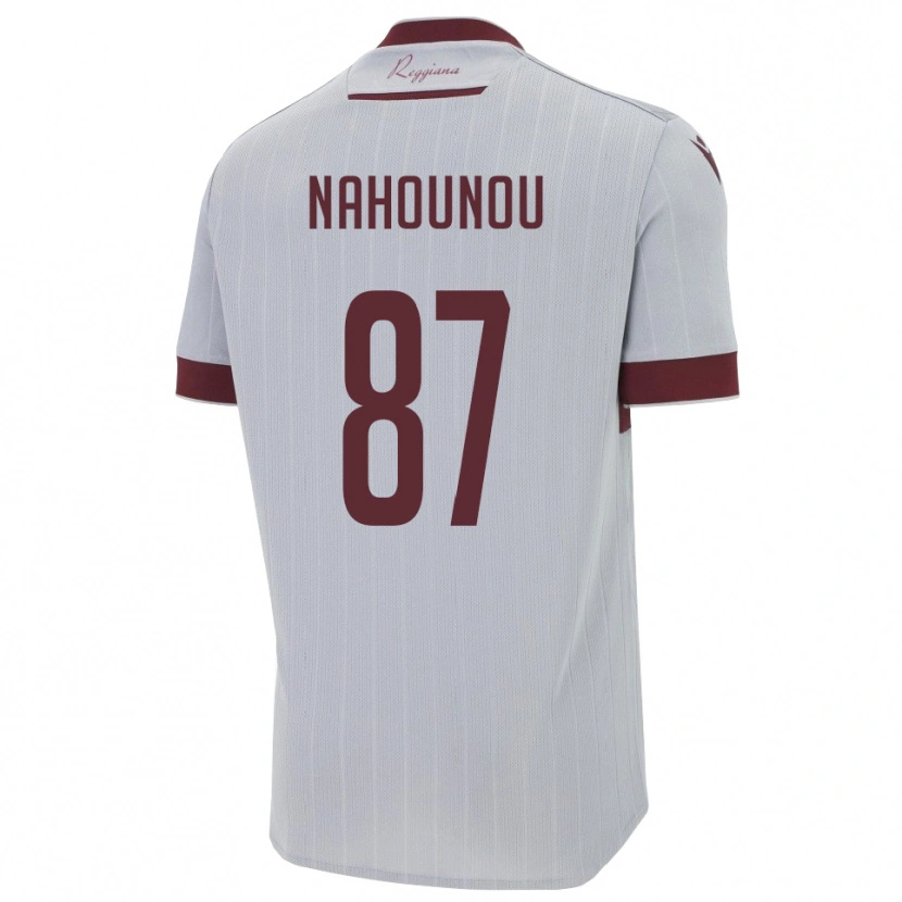 Danxen Dámské Yannis Nahounou #87 Vínová Bílá Daleko Hráčské Dresy 2025/26 Dres