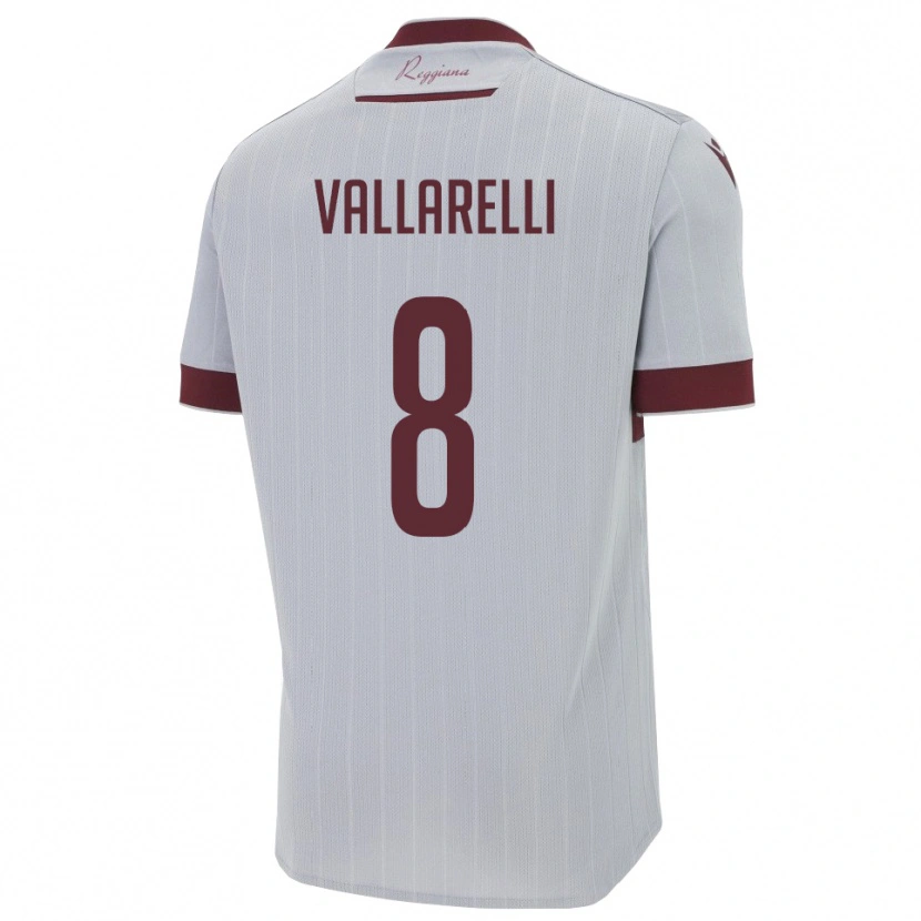 Danxen Dámské Francesco Vallarelli #8 Vínová Bílá Daleko Hráčské Dresy 2025/26 Dres