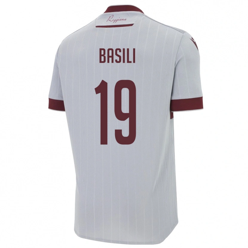 Danxen Dámské Damiano Basili #19 Vínová Bílá Daleko Hráčské Dresy 2025/26 Dres