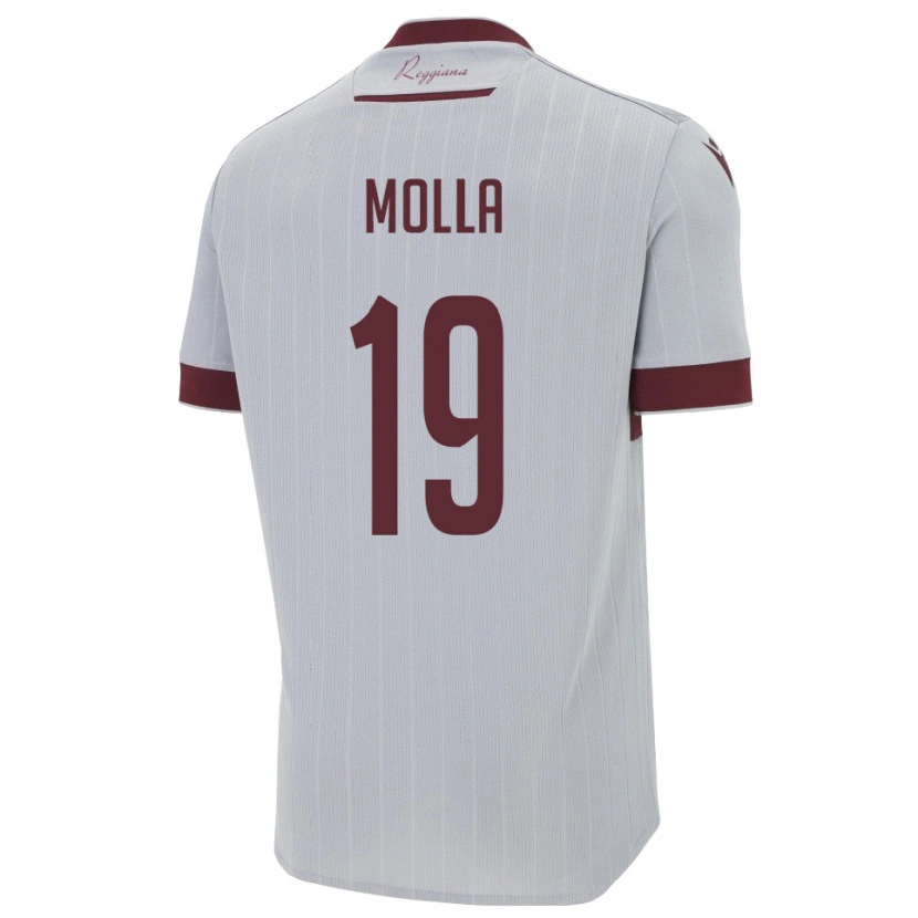 Danxen Dámské Cristian Molla #19 Vínová Bílá Daleko Hráčské Dresy 2025/26 Dres