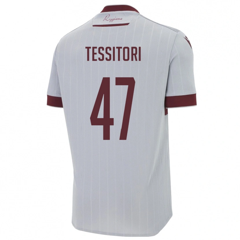 Danxen Dámské Matteo Tessitori #47 Vínová Bílá Daleko Hráčské Dresy 2025/26 Dres