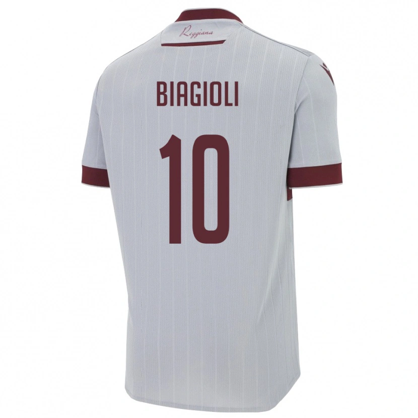 Danxen Dámské Martino Biagioli #10 Vínová Bílá Daleko Hráčské Dresy 2025/26 Dres