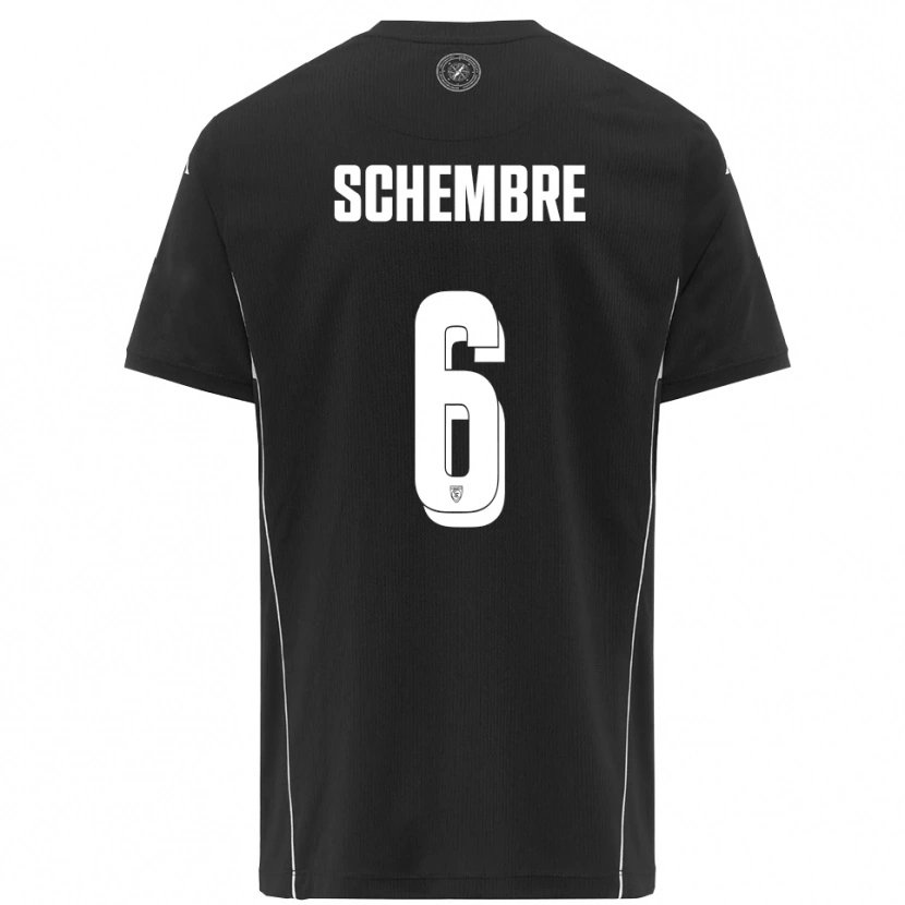 Danxen Dámské Emanuele Schembre #6 Černobílá Daleko Hráčské Dresy 2025/26 Dres