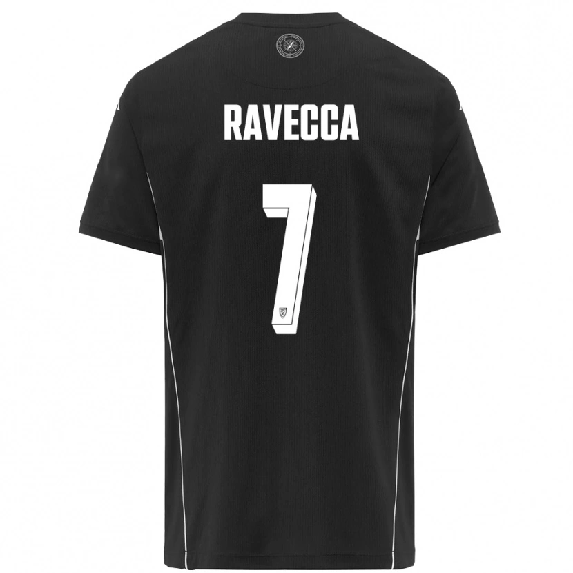 Danxen Dámské Edoardo Ravecca #7 Černobílá Daleko Hráčské Dresy 2025/26 Dres