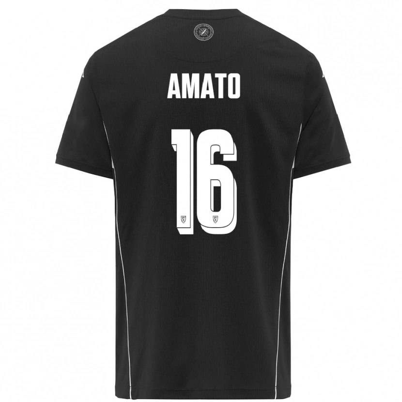Danxen Dámské Salvatore Amato #16 Černobílá Daleko Hráčské Dresy 2025/26 Dres