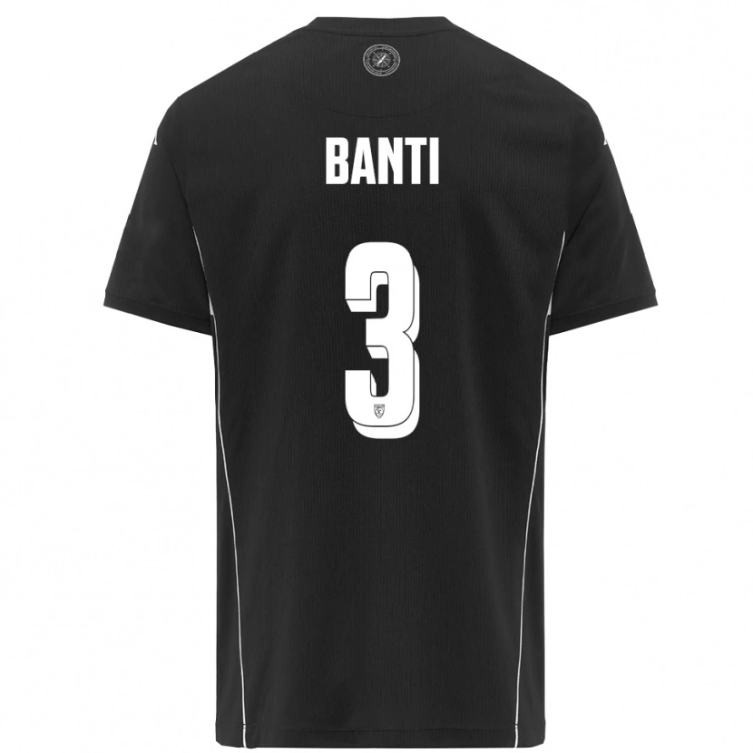 Danxen Dámské Alessandro Banti #3 Černobílá Daleko Hráčské Dresy 2025/26 Dres
