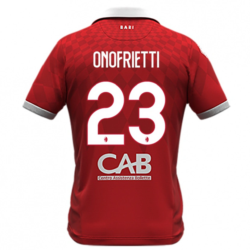 Danxen Dámské Vincenzo Onofrietti #23 Červenobílá Daleko Hráčské Dresy 2025/26 Dres
