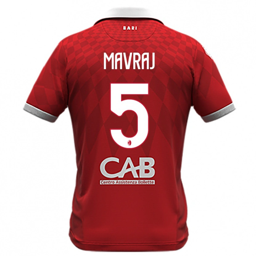 Danxen Dámské Indrit Mavraj #5 Červenobílá Daleko Hráčské Dresy 2025/26 Dres