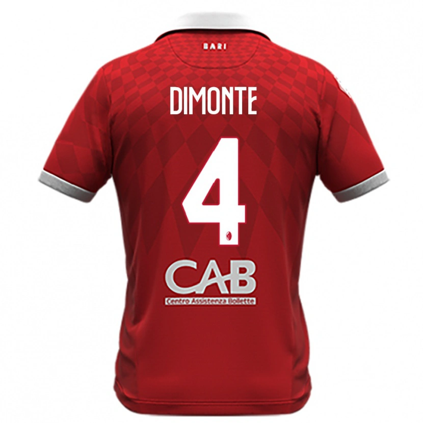 Danxen Dámské Paolo Dimonte #4 Červenobílá Daleko Hráčské Dresy 2025/26 Dres