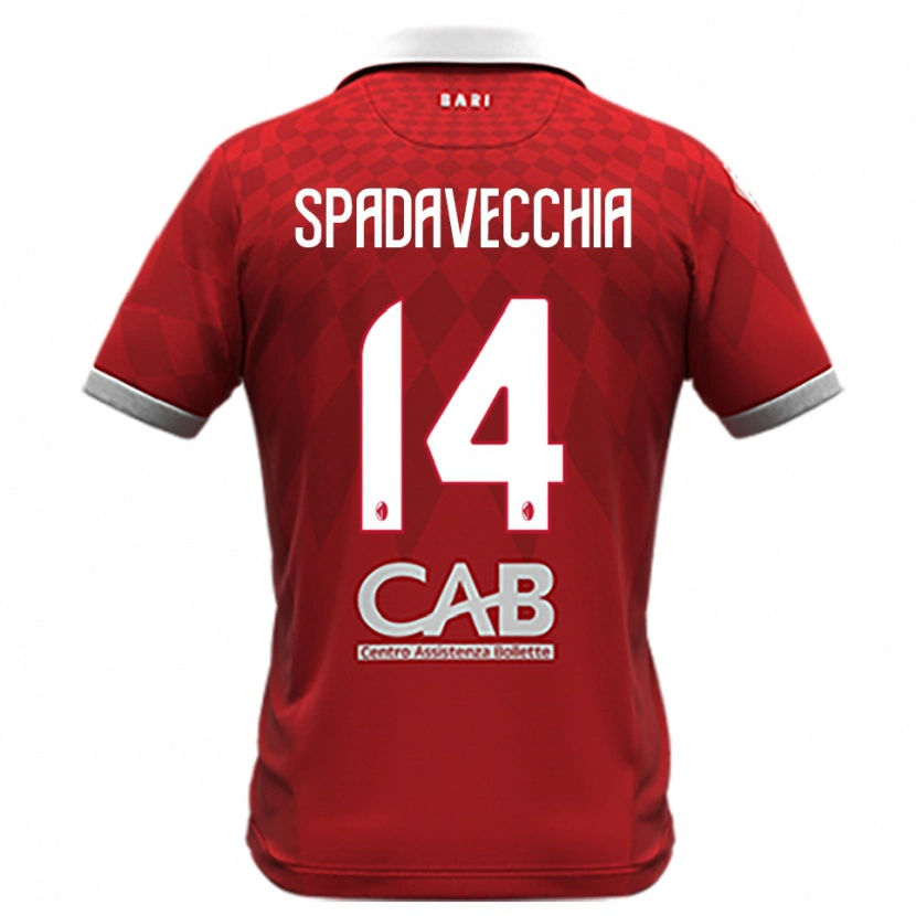 Danxen Dámské Pantaleo Spadavecchia #14 Červenobílá Daleko Hráčské Dresy 2025/26 Dres