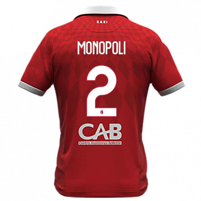 Danxen Dámské Tommaso Monopoli #2 Červenobílá Daleko Hráčské Dresy 2025/26 Dres