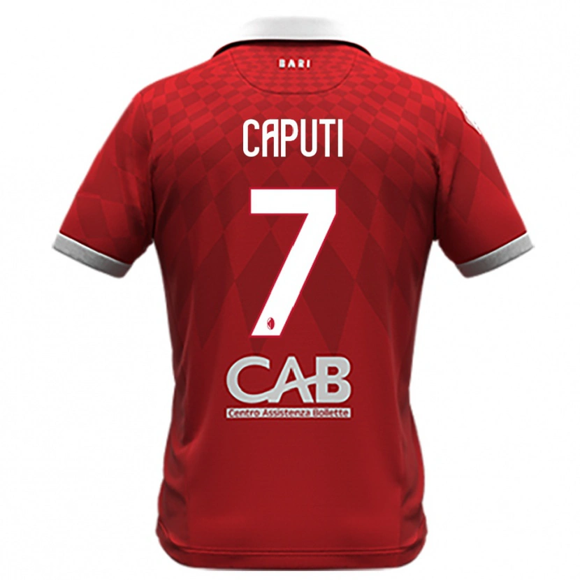 Danxen Dámské Christian Caputi #7 Červenobílá Daleko Hráčské Dresy 2025/26 Dres