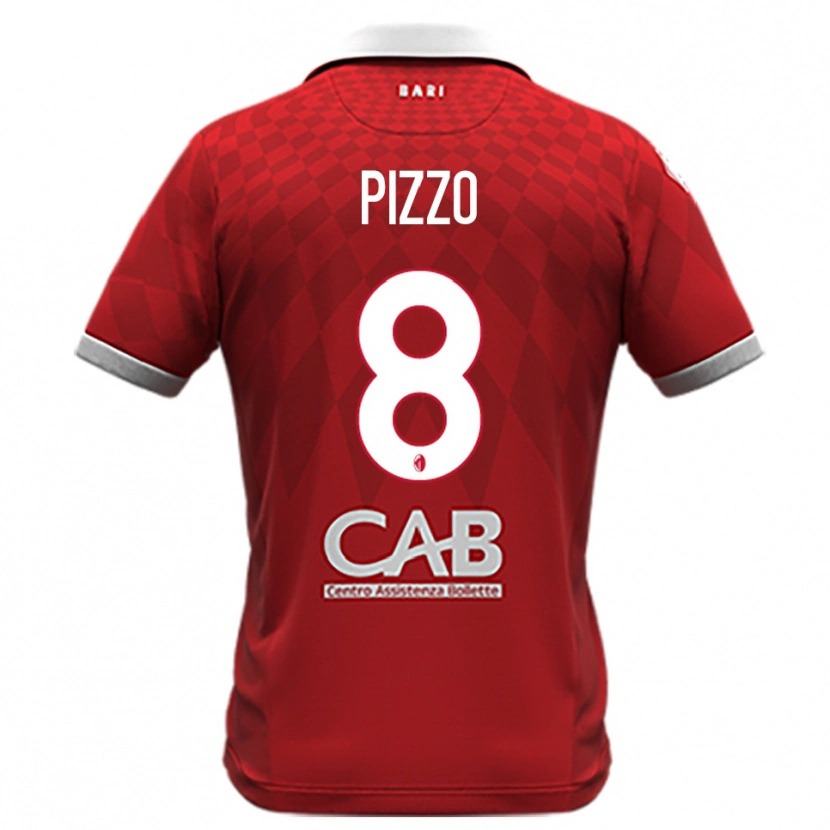 Danxen Dámské Benedetto Pizzo #8 Červenobílá Daleko Hráčské Dresy 2025/26 Dres