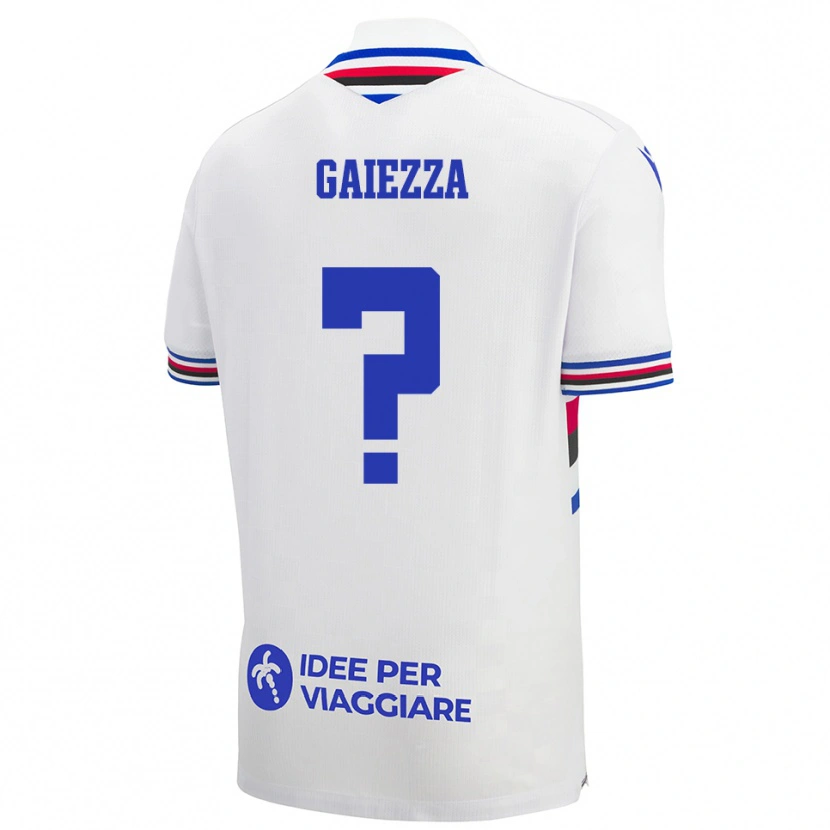 Danxen Dámské Edoardo Gaiezza #0 Bílo-Modročervená Daleko Hráčské Dresy 2025/26 Dres