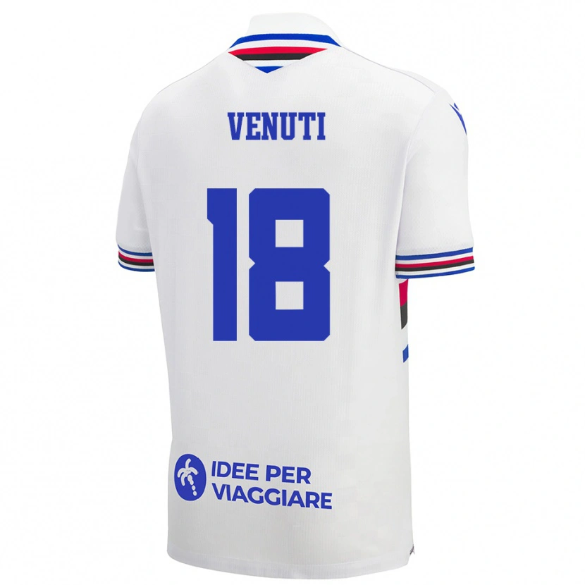 Danxen Dámské Lorenzo Venuti #18 Bílo-Modročervená Daleko Hráčské Dresy 2025/26 Dres