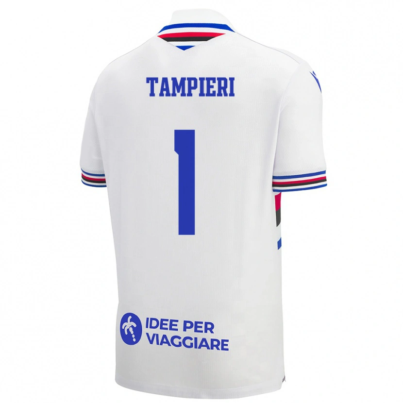 Danxen Dámské Amanda Tampieri #1 Bílo-Modročervená Daleko Hráčské Dresy 2025/26 Dres
