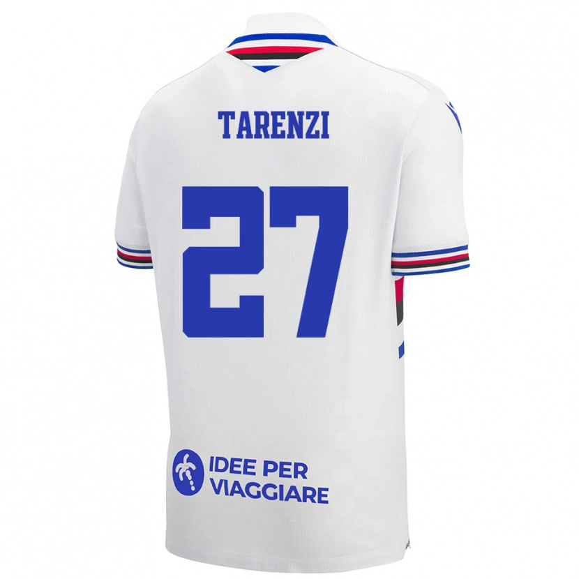 Danxen Dámské Stefania Tarenzi #27 Bílo-Modročervená Daleko Hráčské Dresy 2025/26 Dres