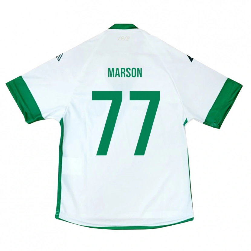 Danxen Dámské Leonardo Marson #77 Bílo-Zeleno-Modrá Daleko Hráčské Dresy 2025/26 Dres