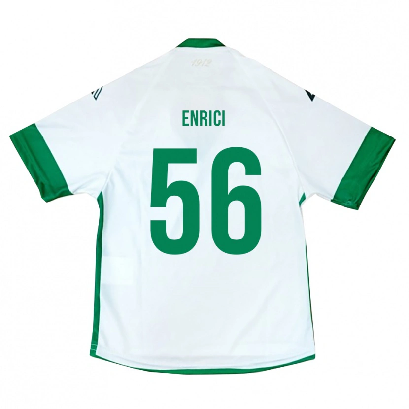 Danxen Dámské Patrick Enrici #56 Bílo-Zeleno-Modrá Daleko Hráčské Dresy 2025/26 Dres