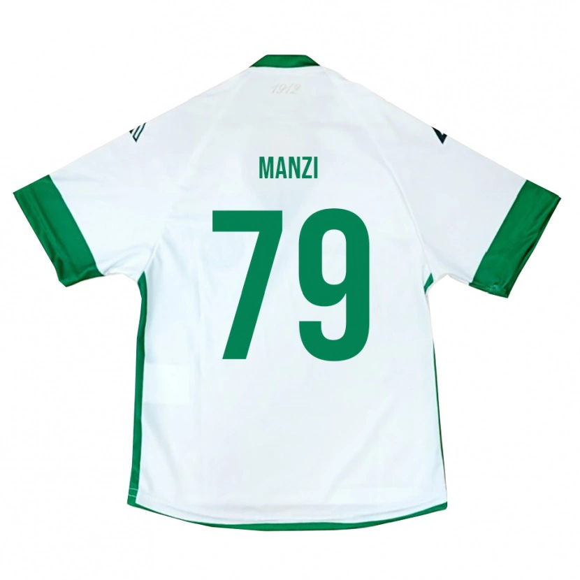 Danxen Dámské Claudio Manzi #79 Bílo-Zeleno-Modrá Daleko Hráčské Dresy 2025/26 Dres
