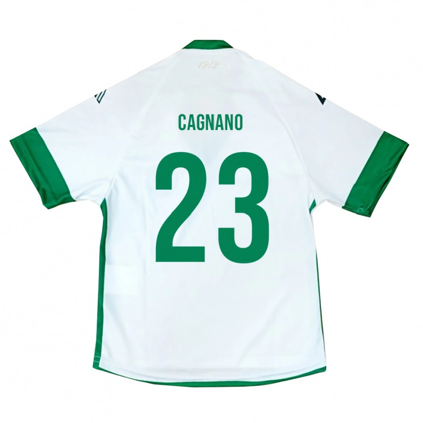 Danxen Dámské Andrea Cagnano #23 Bílo-Zeleno-Modrá Daleko Hráčské Dresy 2025/26 Dres