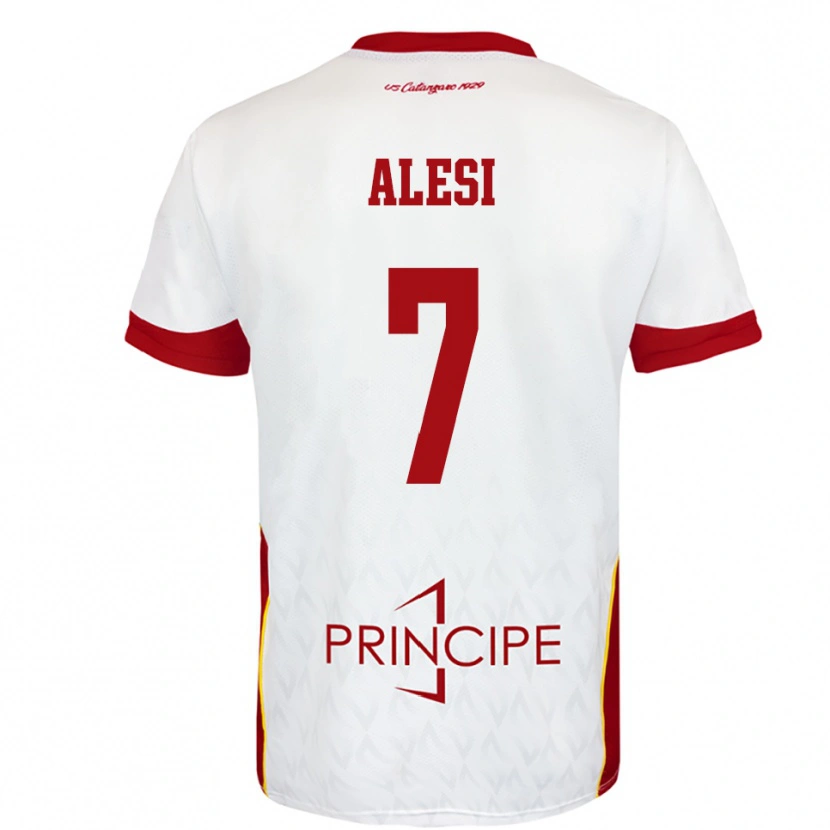 Danxen Dámské Gabriele Alesi #7 Bíločervená Daleko Hráčské Dresy 2025/26 Dres