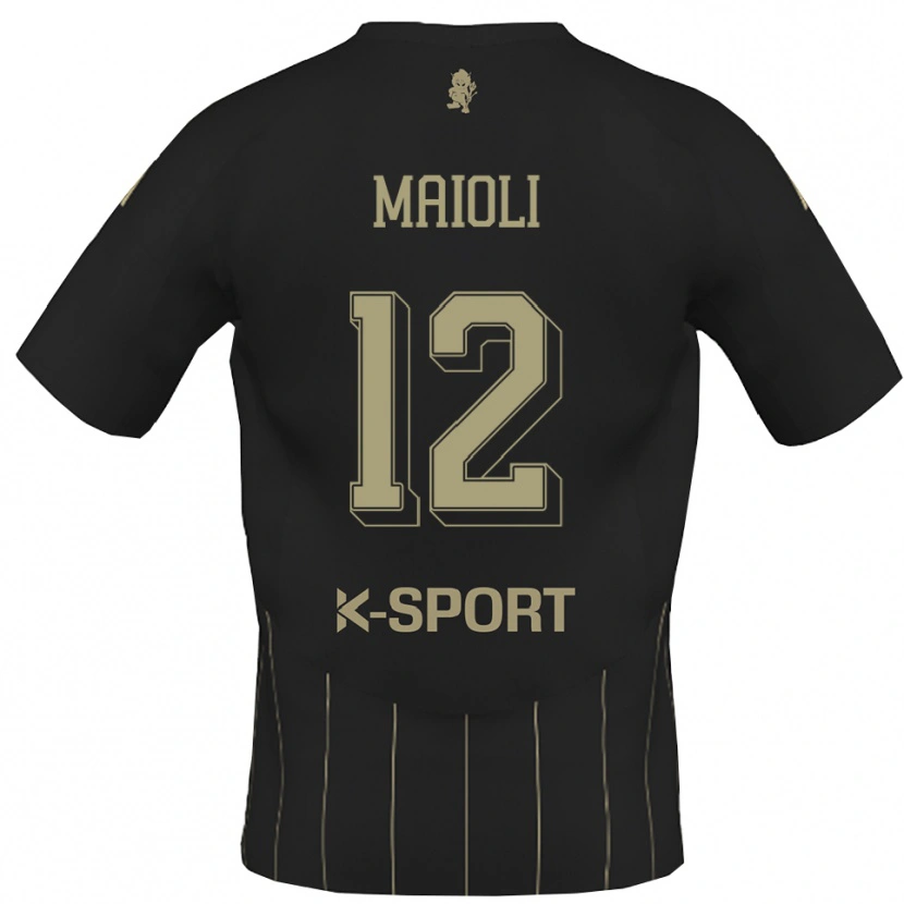 Danxen Dámské Francesco Maioli #12 Šedá Bílá Daleko Hráčské Dresy 2025/26 Dres