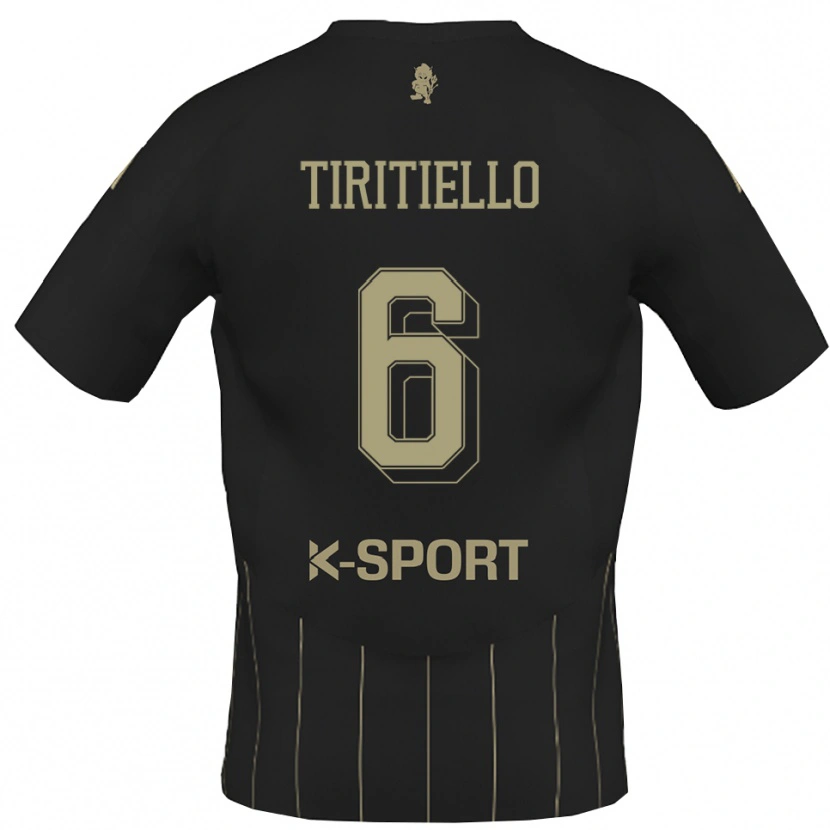 Danxen Dámské Andrea Tiritiello #6 Šedá Bílá Daleko Hráčské Dresy 2025/26 Dres