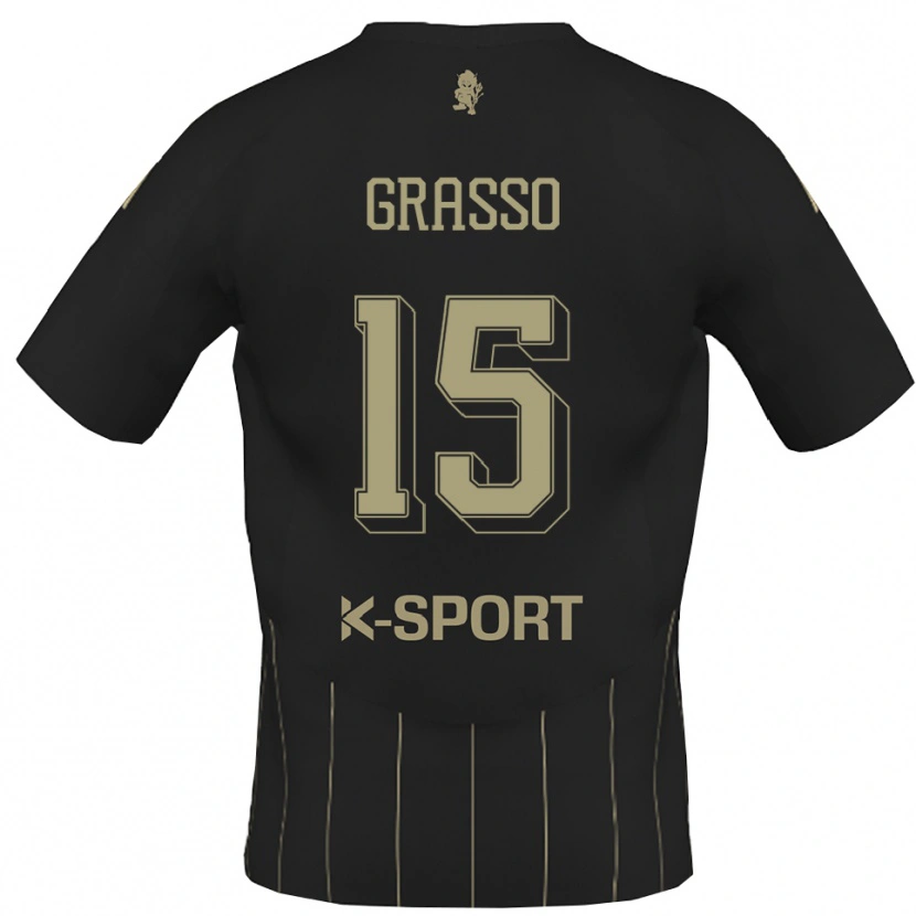 Danxen Dámské Agostino Grasso #15 Šedá Bílá Daleko Hráčské Dresy 2025/26 Dres
