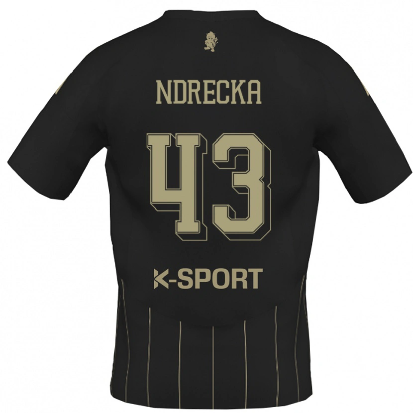 Danxen Dámské Angelo Ndrecka #43 Šedá Bílá Daleko Hráčské Dresy 2025/26 Dres