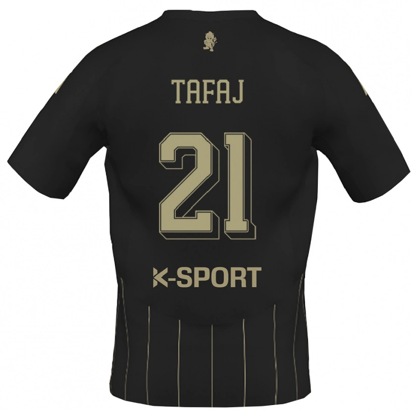 Danxen Dámské Leo Tafaj #21 Šedá Bílá Daleko Hráčské Dresy 2025/26 Dres