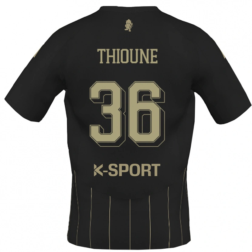 Danxen Dámské Alioune Thioune #36 Šedá Bílá Daleko Hráčské Dresy 2025/26 Dres