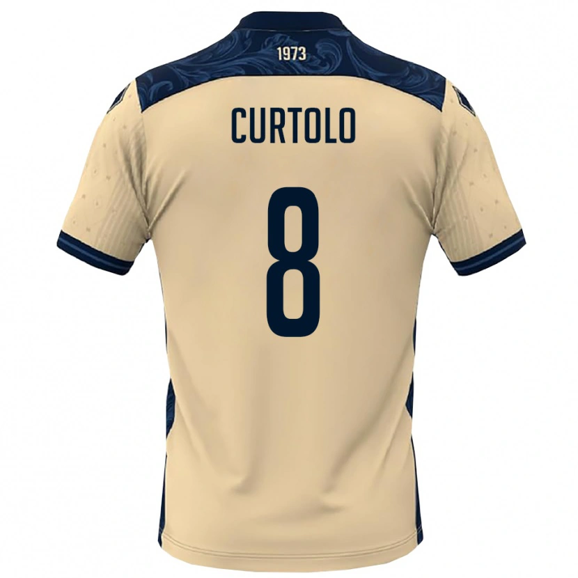 Danxen Dámské Gabriele Curtolo #8 Bílá Tmavě Modrá Daleko Hráčské Dresy 2025/26 Dres