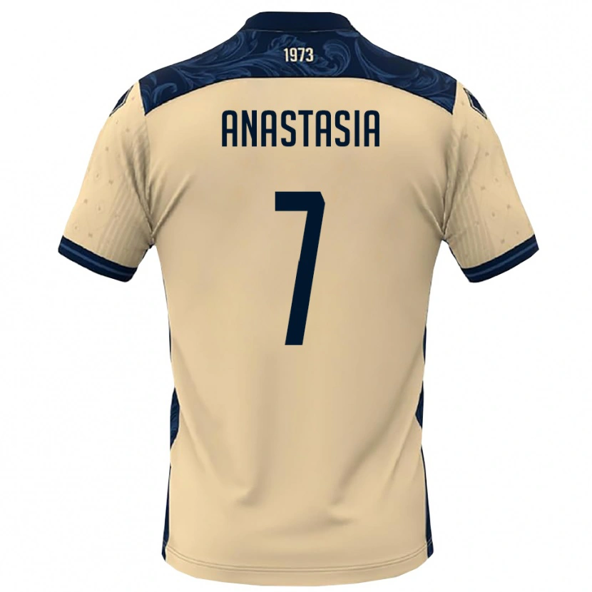 Danxen Dámské Emanuele Anastasia #7 Bílá Tmavě Modrá Daleko Hráčské Dresy 2025/26 Dres