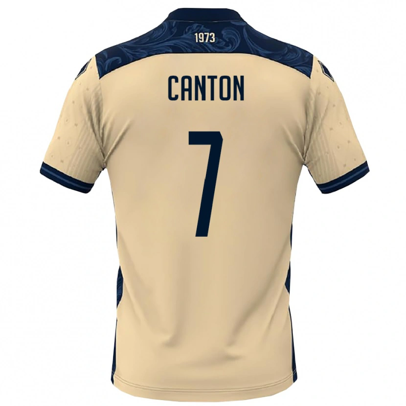 Danxen Dámské Mattia Canton #7 Bílá Tmavě Modrá Daleko Hráčské Dresy 2025/26 Dres