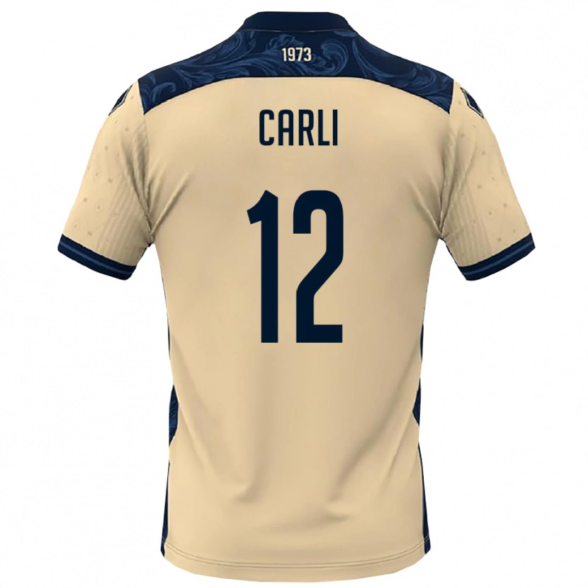 Danxen Dámské Lorenzo Carli #12 Bílá Tmavě Modrá Daleko Hráčské Dresy 2025/26 Dres