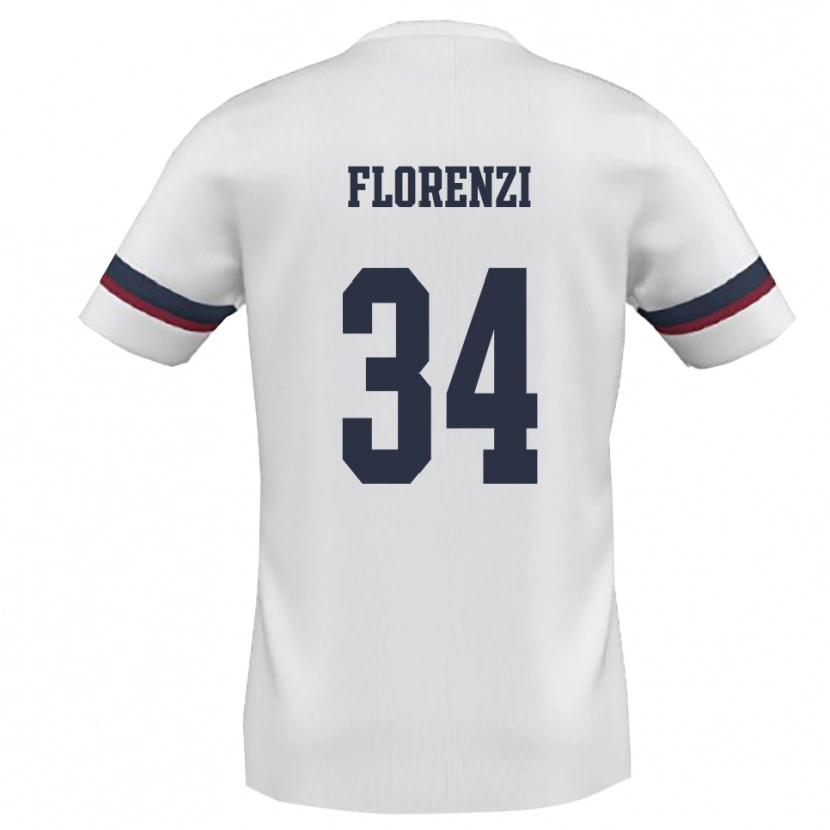 Danxen Dámské Aldo Florenzi #34 Bíločervená Daleko Hráčské Dresy 2025/26 Dres