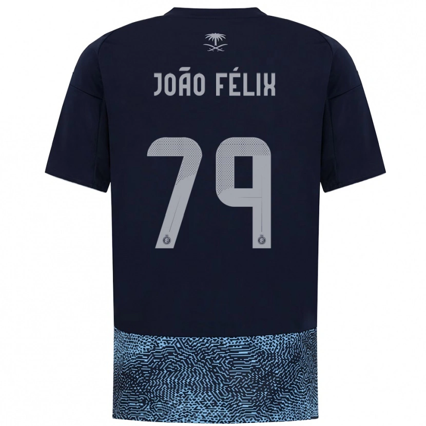 Danxen Dámské João Félix #79 Tmavě Modrá Světle Modrá Daleko Hráčské Dresy 2025/26 Dres
