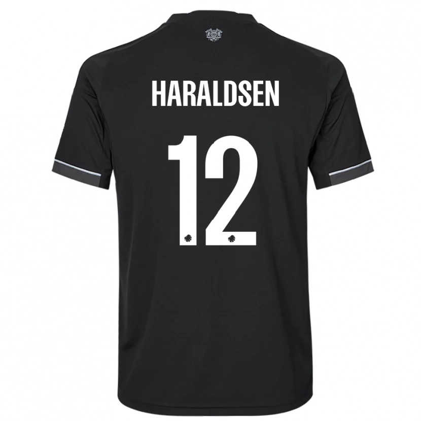 Danxen Dámské Henrik Haraldsen #12 Černobílá Daleko Hráčské Dresy 2025/26 Dres