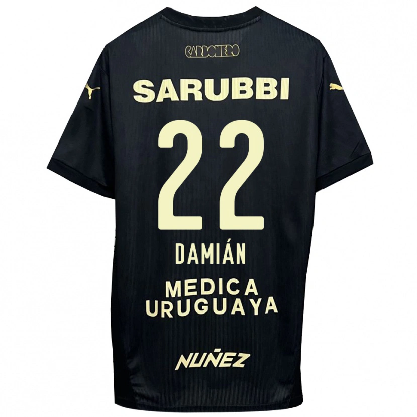 Danxen Dámské Damián Suárez #22 Černo-Zlatá Daleko Hráčské Dresy 2025/26 Dres
